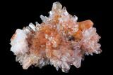 Orange Creedite Crystal Cluster - Durango, Mexico #79372-1